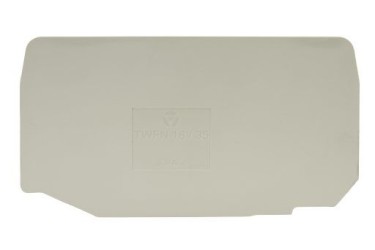 Пластина разд. TWFN 16/35 - Разделительная пластина, для клемм WKFN 16..., цвет: серый