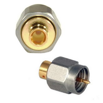 S-M015Q - Разъем высокочастотный, штекер SMA цанговый на кабель RG405