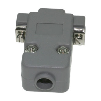 DSUB PLASTIC CASE (DP-9C) - Кожух для разъема D-SUB 9pin пластиковый серый