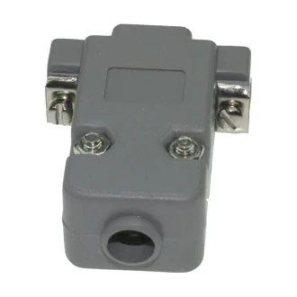 DSUB PLASTIC CASE (DP-9C) - Кожух для разъема D-SUB 9pin пластиковый серый