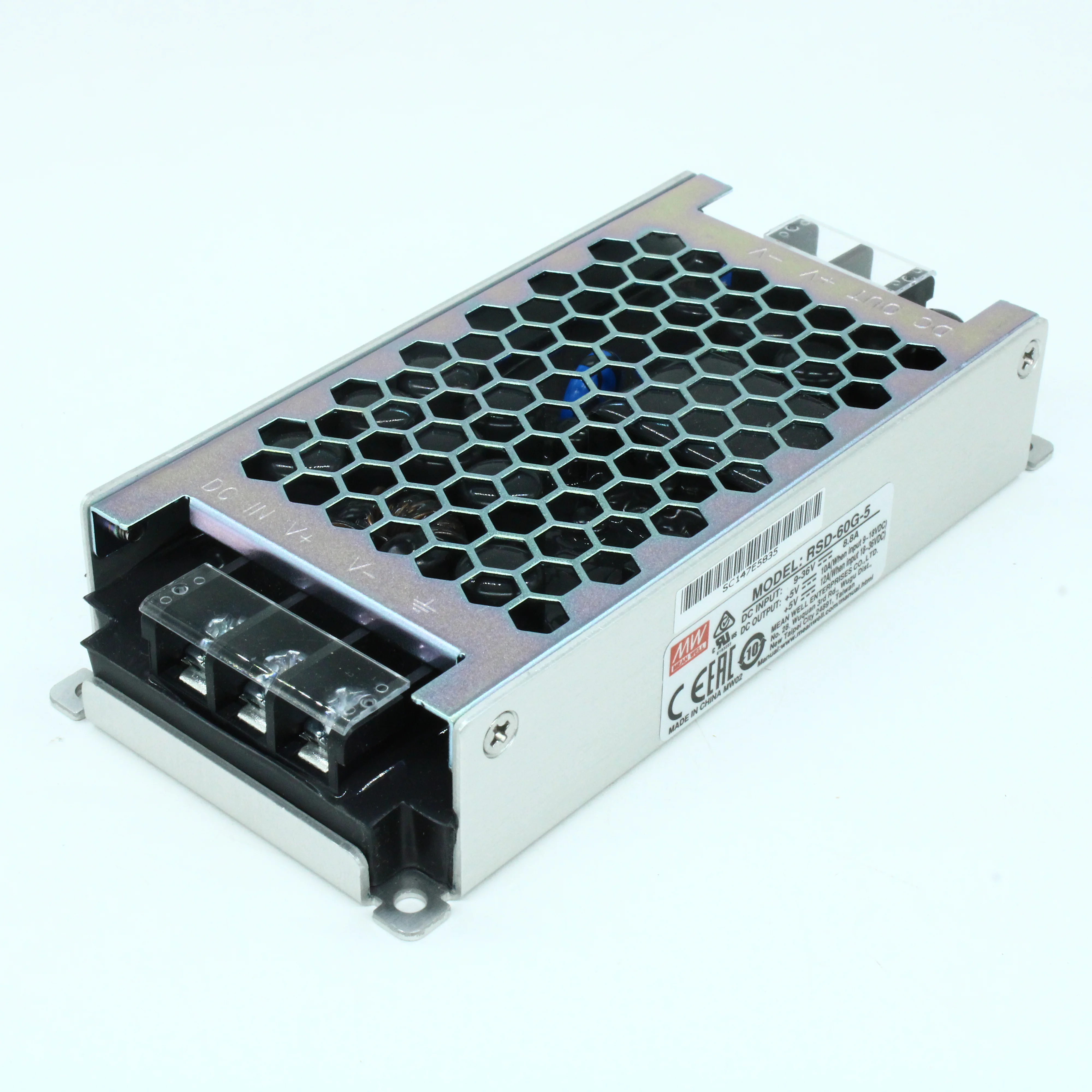 RSD-60G-5 - DC-DC, 60Вт, вход 9…36В, выход 5В/12А, изоляция 4000В DC, в кожухе 128х60х25мм, -40…+70°С