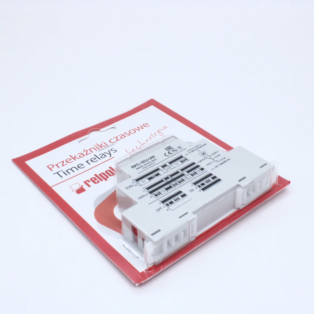 RPC-1EU-UNI - Реле времени, функция EWu+NWu, 12...240 V AC/DC