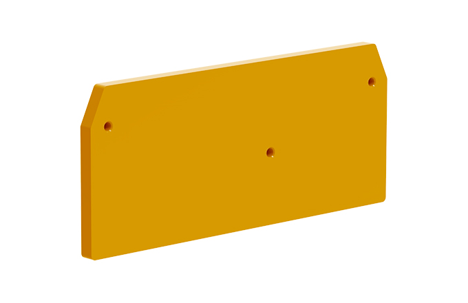 Торцевая крышка 225152 - Торцевая крышка для клемм TA2.5-...-2, цвет: оранжевый