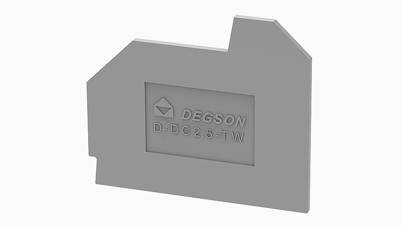 Торцевая крышка D-DC2.5-TW-01P-11 - Торцевая крышка, для клемм DC2.5-TW..., цвет: серый