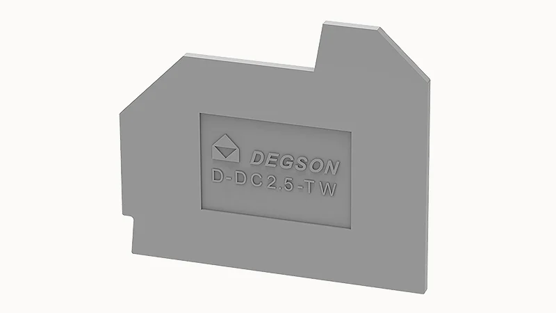 Торцевая крышка D-DC2.5-TW-01P-11 - Торцевая крышка, для клемм DC2.5-TW..., цвет: серый
