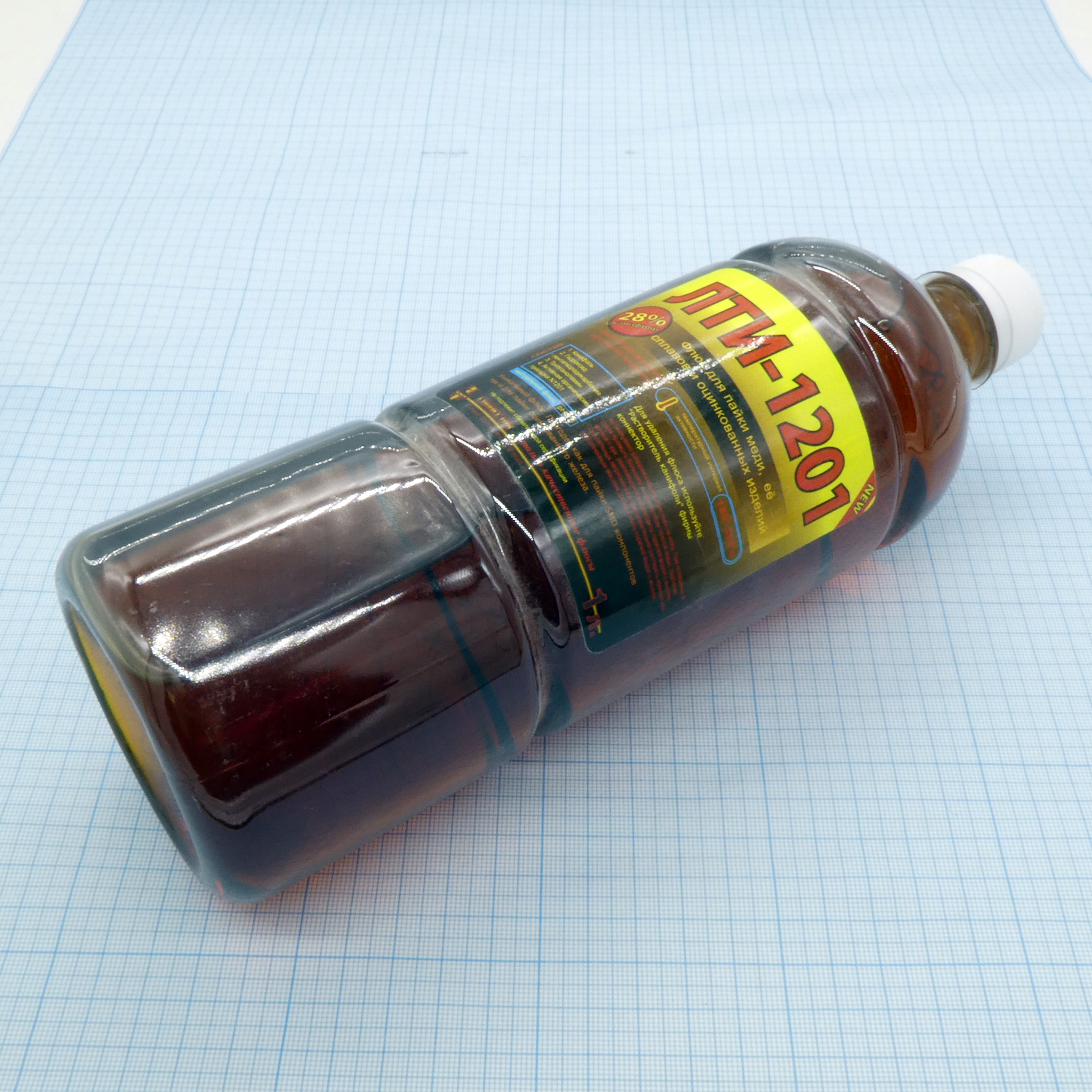 Флюс ЛТИ-120 (нейтральный) 1000 мл. - Флюс для пайки меди и её сплавов