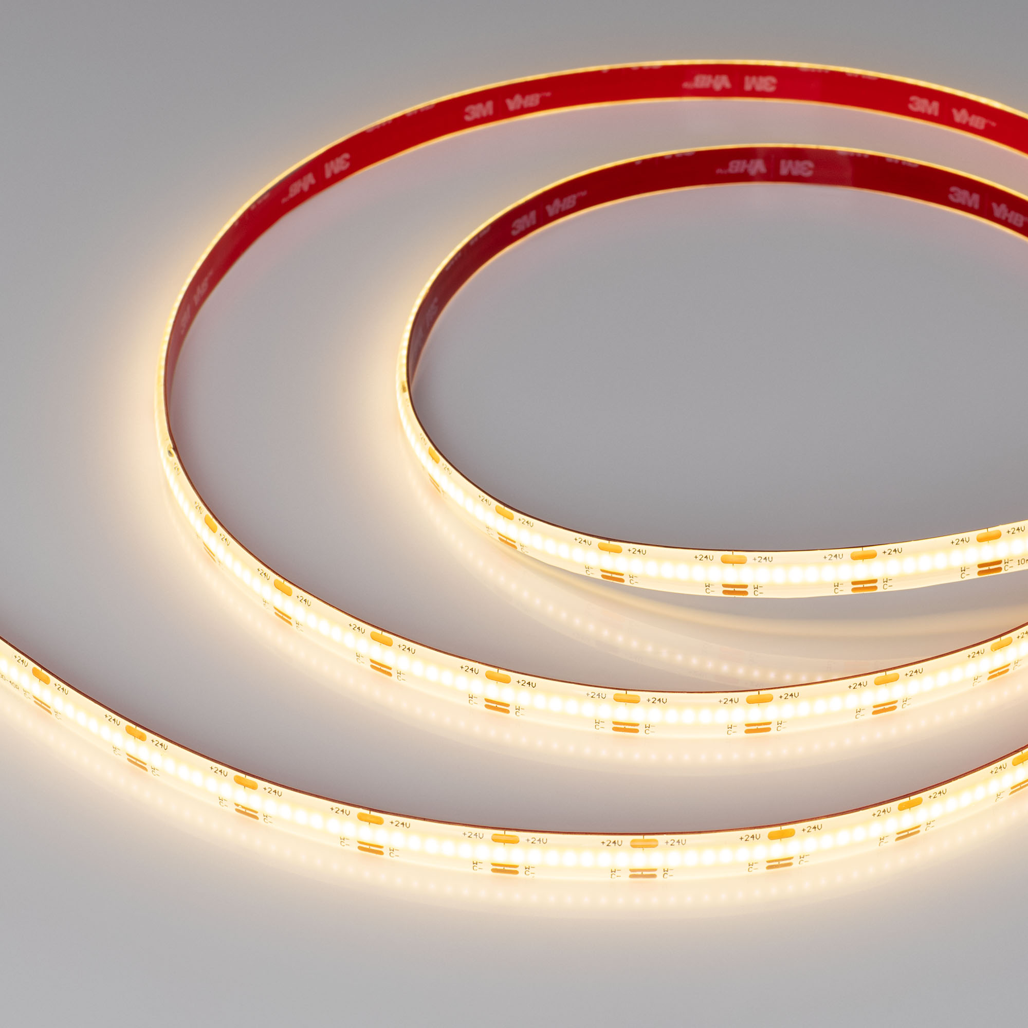 Лента герметичная COB-SE-X640-10mm 24V White-MIX (23 W/m, IP65, CSP, 5m) 041392 - Лента COB сплошной засветки без видимых светодиодов, герметичная IP65 (SE - силиконовое покрытие). Светодиоды CSP, 640 шт/м (3200 шт на 5 м), белая плата, скотч 3M. Цвет MIX