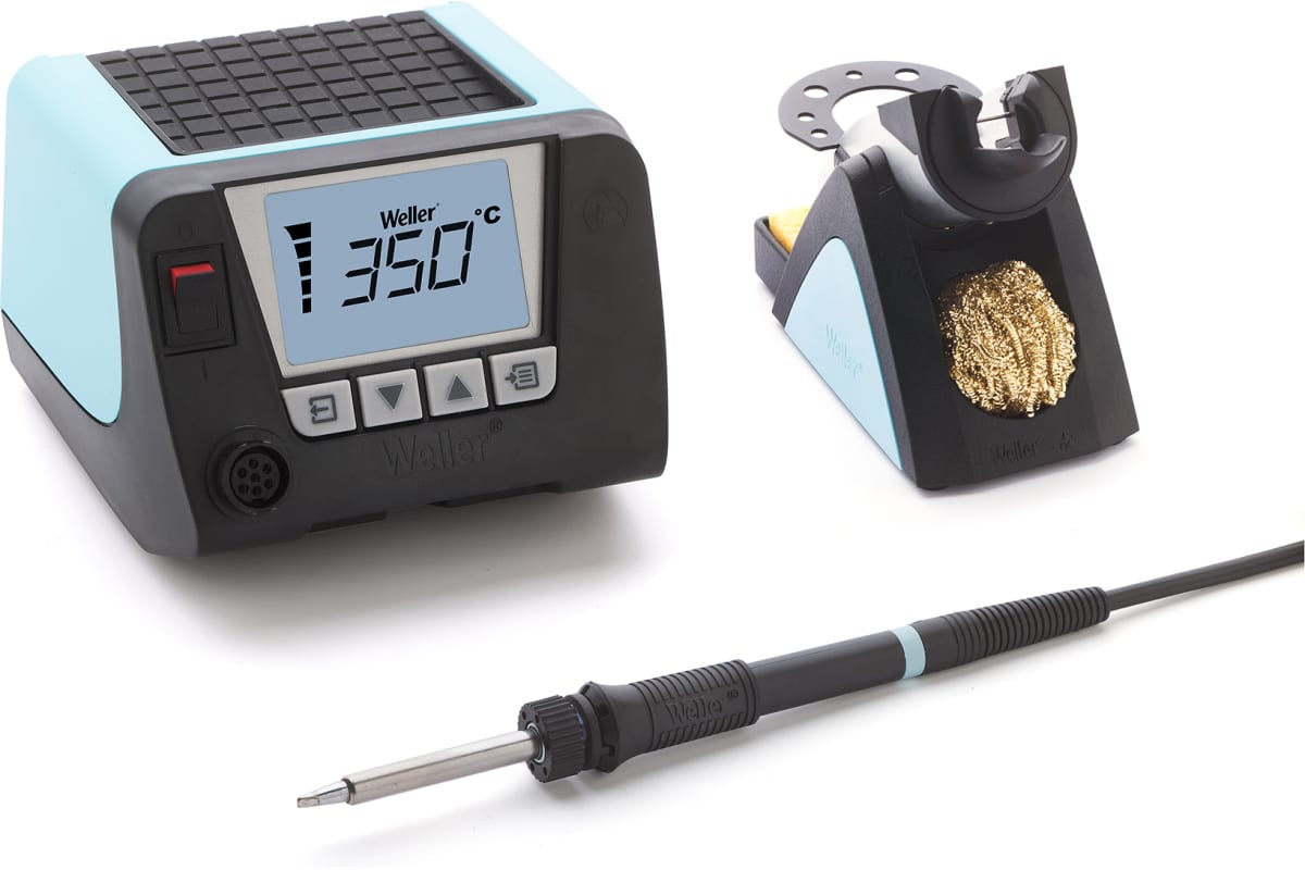 WT 1014 WT 1/WSP 80ROB/WSR 201 230V F - Цифровая одноканальная паяльная станция 95 Вт 220 В, в комплекте блок управления WT1, паяльник WSP80, подставка WSR201
