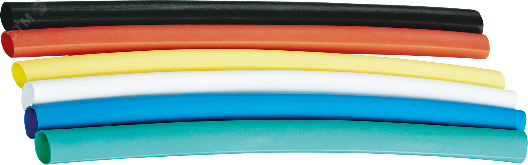 Набор термоусадочных трубок 4/2 (6 цветов по 3шт) 10см 17564