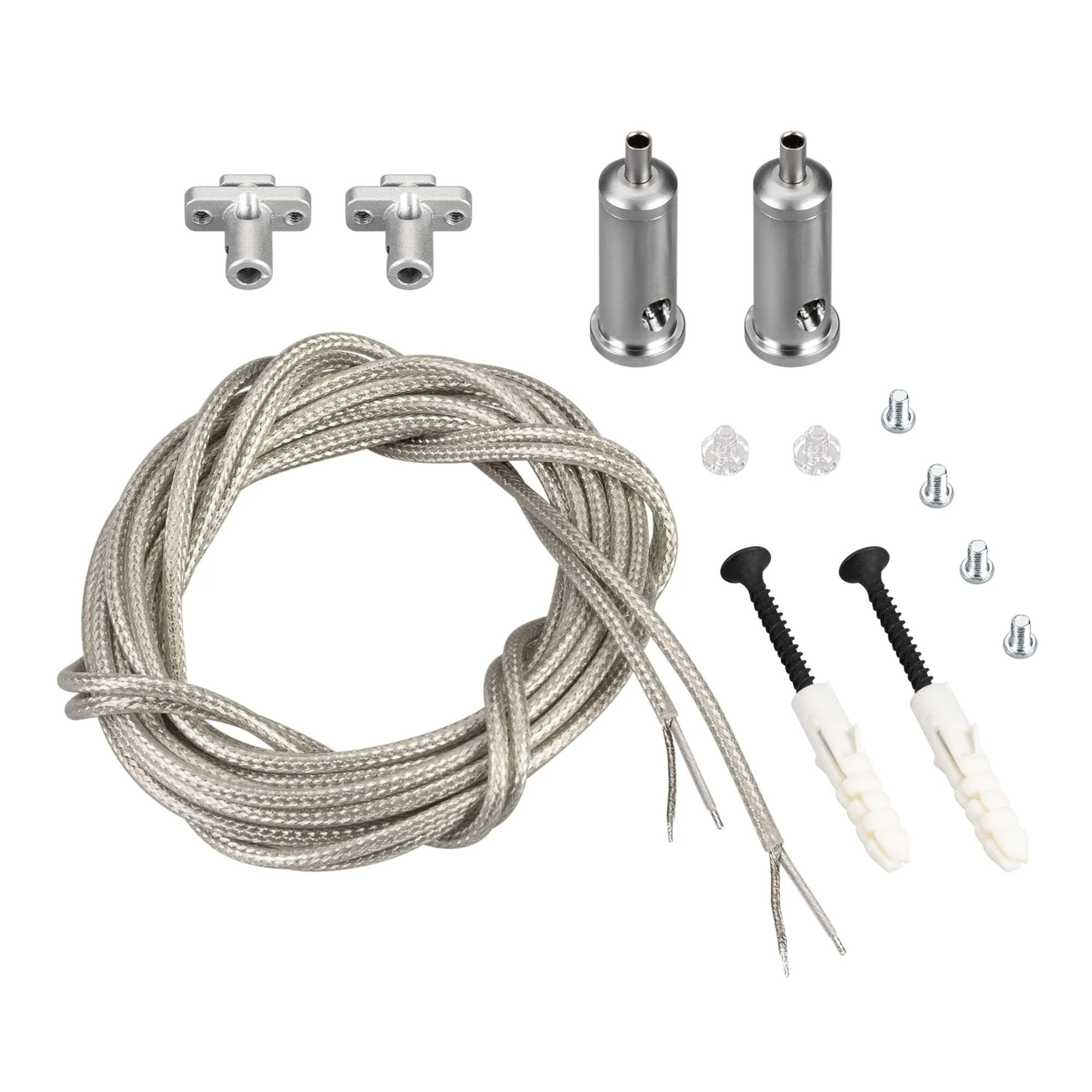 Подвес токопроводящий ARL-SL-LINE 2x2m Set 033642 - Токопроводящий подвес серии ARL для профилей SL-LINE-3535, 5050, 3667, 3691, 4932, 5050, 4970, 7477, 2011М, SL-LINIA49-F, 62-F, 88-F, SL-ARC-3535. В комплекте: трос 2 м с токопроводящим медным сечением -