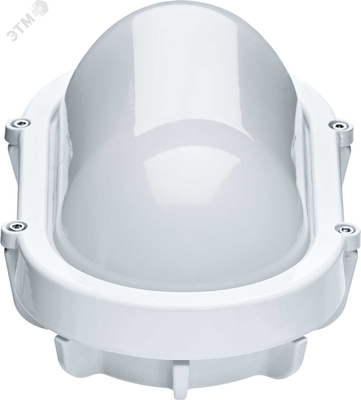 Светильник светодиодный ДБП-8w 4000K 560Лм IP65 овальный металлический белый 18241