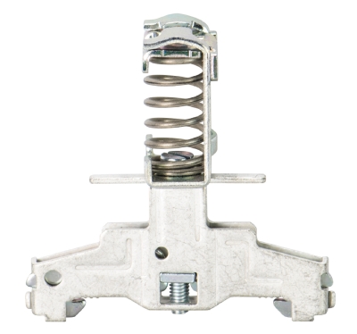 Прижим кабельный WST 8/TS35(3-8мм) - Зажим для подключения экранированного кабеля, тип фиксации провода: зажим, для кабеля: 3-8 мм, цвет: серый, тип монтажа: DIN 35