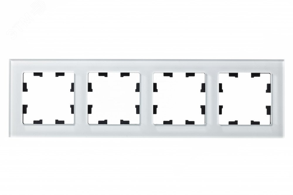 Рамка 4-м AtlasDesign Nature стекло бел. SE ATN320104