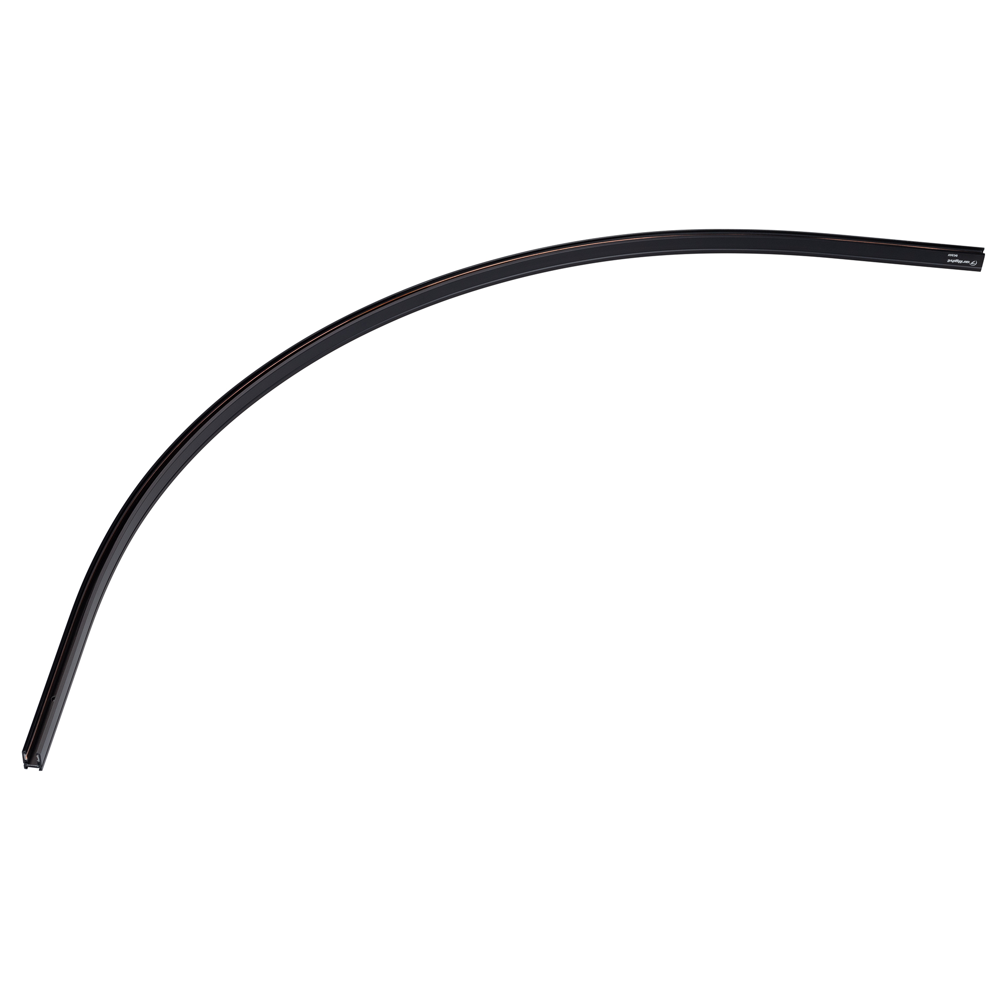 Трек MAG-MICROCOSM-TRACK-1115-ARC-R900 (BK) 043248 - Накладной магнитный трек MAG-MICROCOSM,  DC24V. Материал алюминий, цвет черный. Радиус R900. Размер ДxШxВ: 550*550*15 мм. В комплекте 4 дюбеля и 4 самореза.