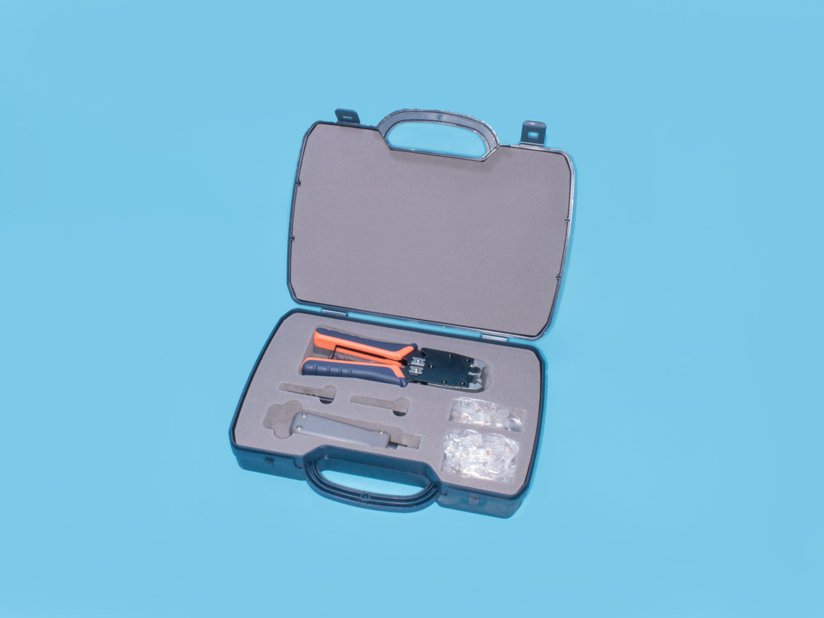 HT-2500A - Набор для обжима RJ-11,12,45 и заделки проводов в кросс тип 66,110