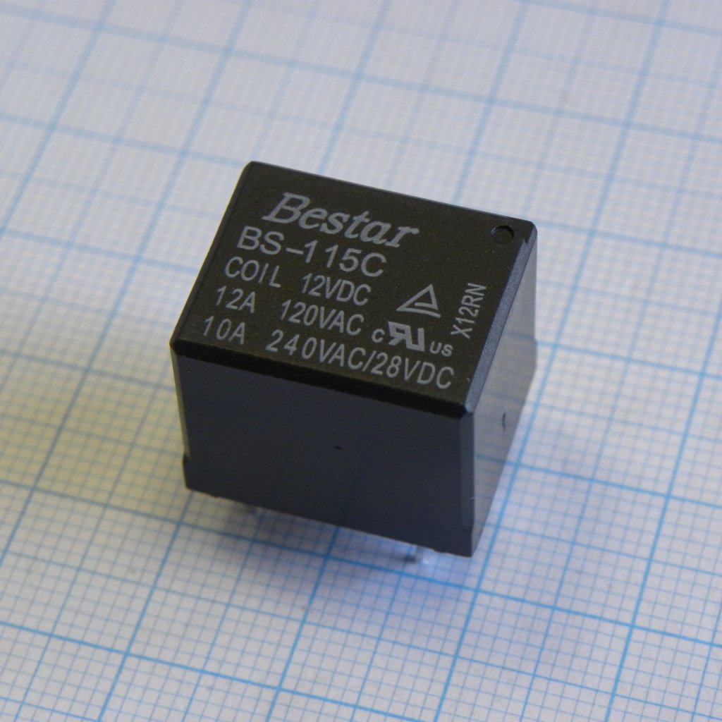 BS-115C-12A-12VDC - Реле силовое +12В/10А