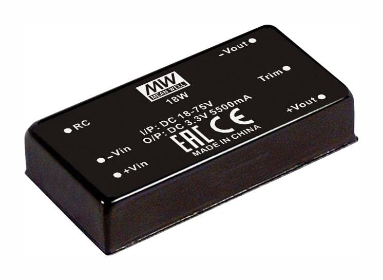 RSDW20G-03 - Преобразователь DC/DC, на печатную плату, 20 Вт