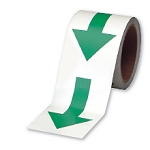 gws836816 - Фотолюминесцентная лента со стрелками, материал B-7568, ширина 80 мм, 10 м в рулоне