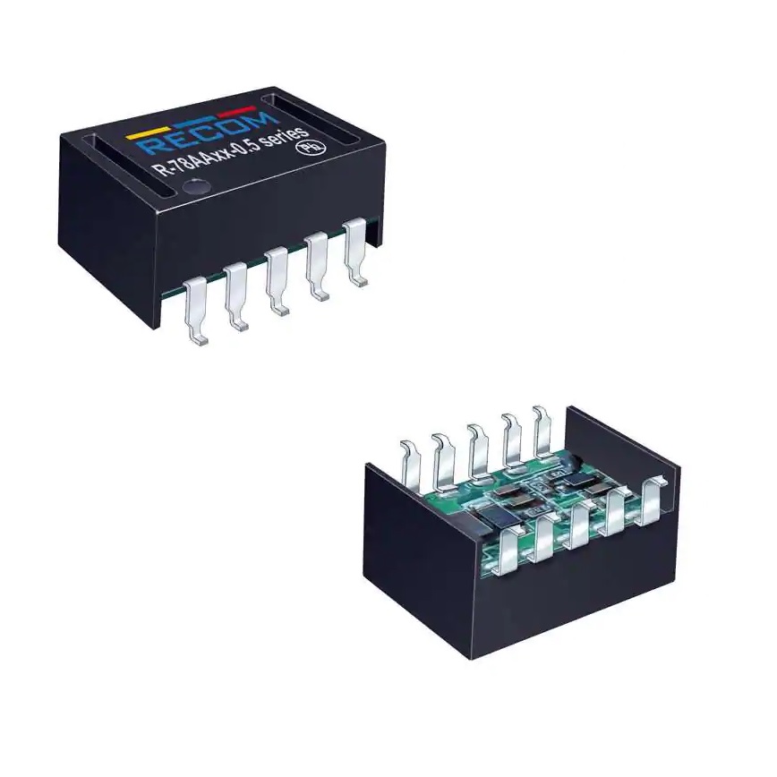 R-78AA5.0-0.5SMD - Преобразователь DC/DC, на печатную плату, выход - 5В 0.5А 10-Pin DIP SMD туба
