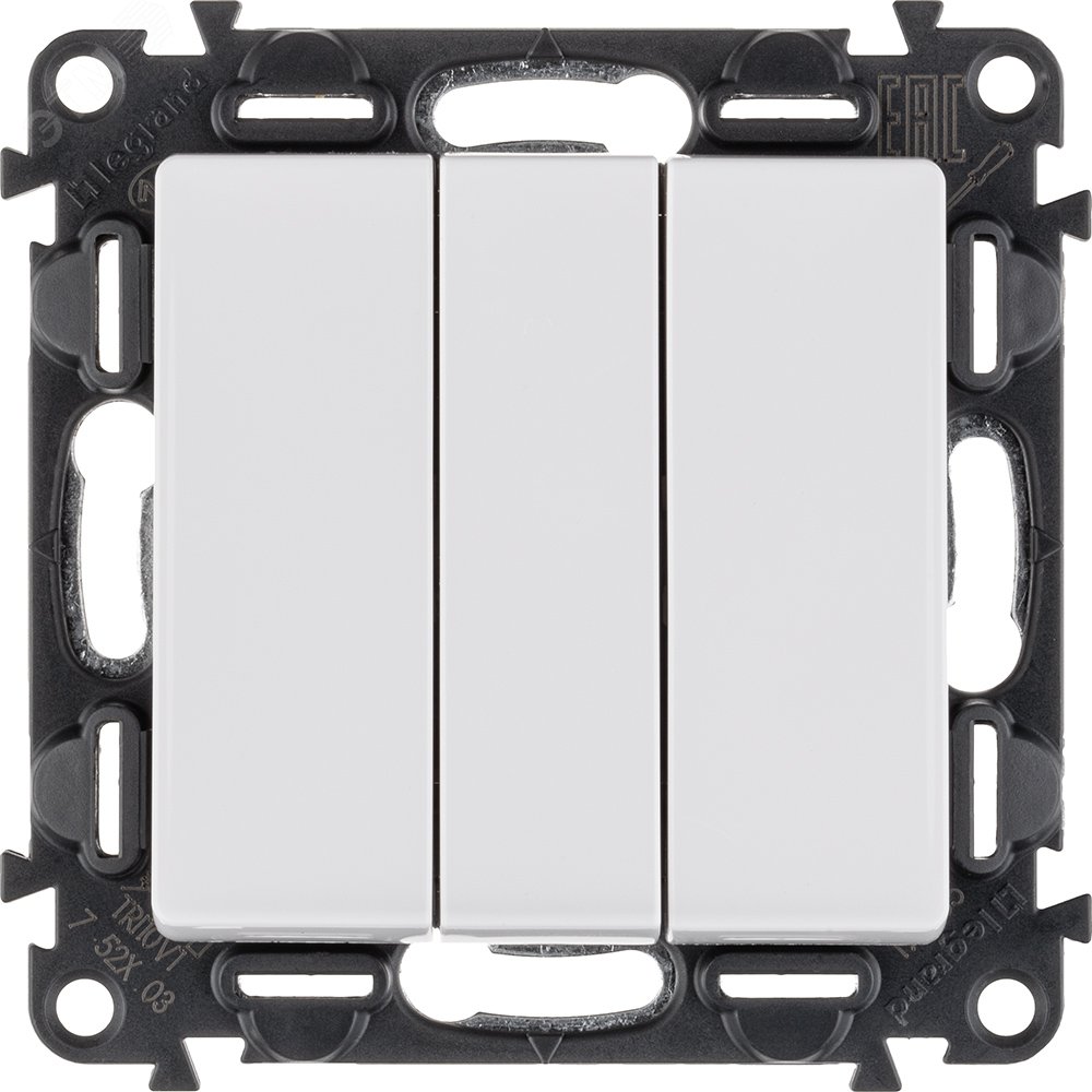 VLN-l БЕЛ Выкл 3-Клв 752403