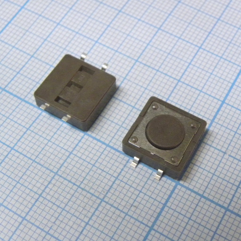 DTSM-21N-V-T/R - Кнопка тактильная миниатюрная SMD 12*12* 4.3 / 0,05A/12Vdc