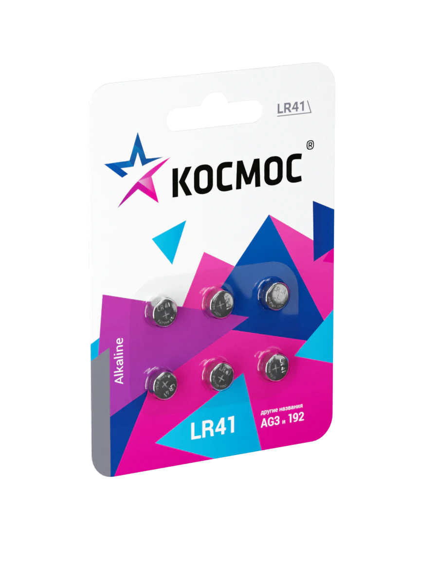 Батарейка G3 (L736/LR41/192/392) 1.5V Alkaline 6BL