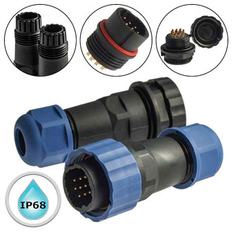 SZC21 10P-F-M - Разъём герметичный SZC21 10P-F-M, 10 контактов