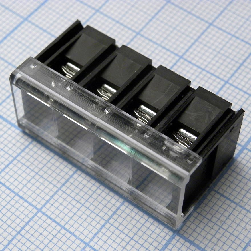 DG28C-B-04P-13-00A(H) - Барьерный клеммный блок 4 контакта. Серия DG28C-B