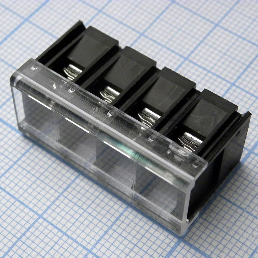 DG28C-B-04P-13-00A(H) - Барьерный клеммный блок 4 контакта. Серия DG28C-B