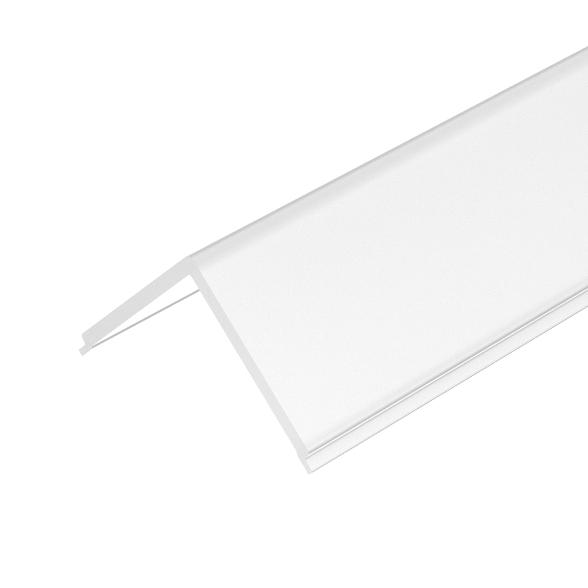 Экран ARH-KANT-H16-2000 Square Opal-PM 016580 - Матовый экран PMMA (60%) для профиля KANT-H16. угловой, длина 2000мм. Цена за 1м.