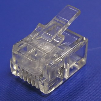 RJ12 (TP-6P6C) - Разъем RJ RJ12 (TP-6P6C), вилка телефонная