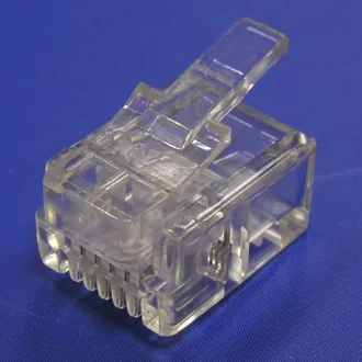 RJ12 (TP-6P4C) - Разъем RJ RJ12 (TP-6P4C), 1 гнездо