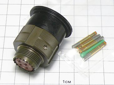 Розетка СНЦ144К-4/13РО11-NWК "5"