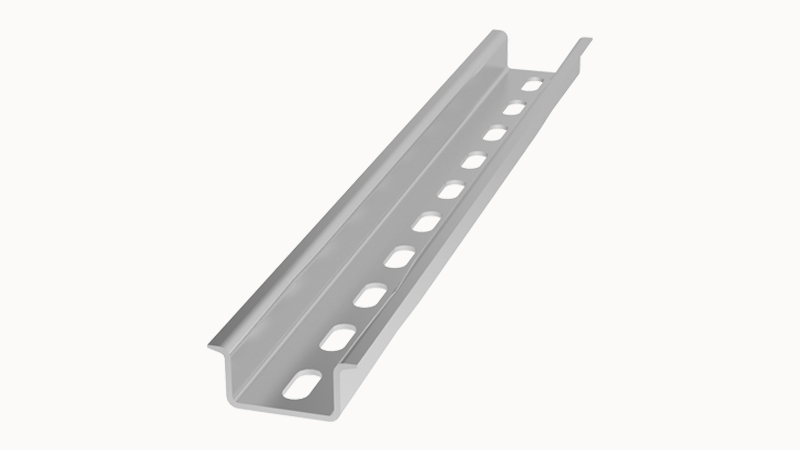 NS35/15-1000-00Z(H) - Монтажная рейка 35x27x15 мм, перфорированная, длина 1 м, размер перфорированных отверстий: ширина 15 мм, высота 6,2 мм, сталь