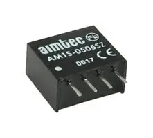 AM1S-0303SZ - DC/DC, 1Вт, вход 2.97…3.63В, выход 3.3В/0.303А, изоляция 1000В DC, КПД 72%, максимальная емкостная нагрузка не более 220мкФ, SIP4, 11.68x6x9.7мм, -40…85°C, пластик