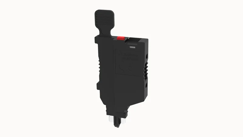 Компонентная вставка DS-FU5-LD24-01P-13 - Вставка предохранительная, для клемм серии DS-TG, тип предохранителя: G / 5 x 20, 24V, 6,3A, со светодиодом, цвет: серый