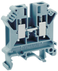 Проходная клемма UKHV-6 - Проходная клемма, тип фиксации провода: винтовой, номинальное сечение: 6 мм кв., 41A, 1000A, ширина: 8,2 мм, цвет: серый, тип монтажа: DIN 35