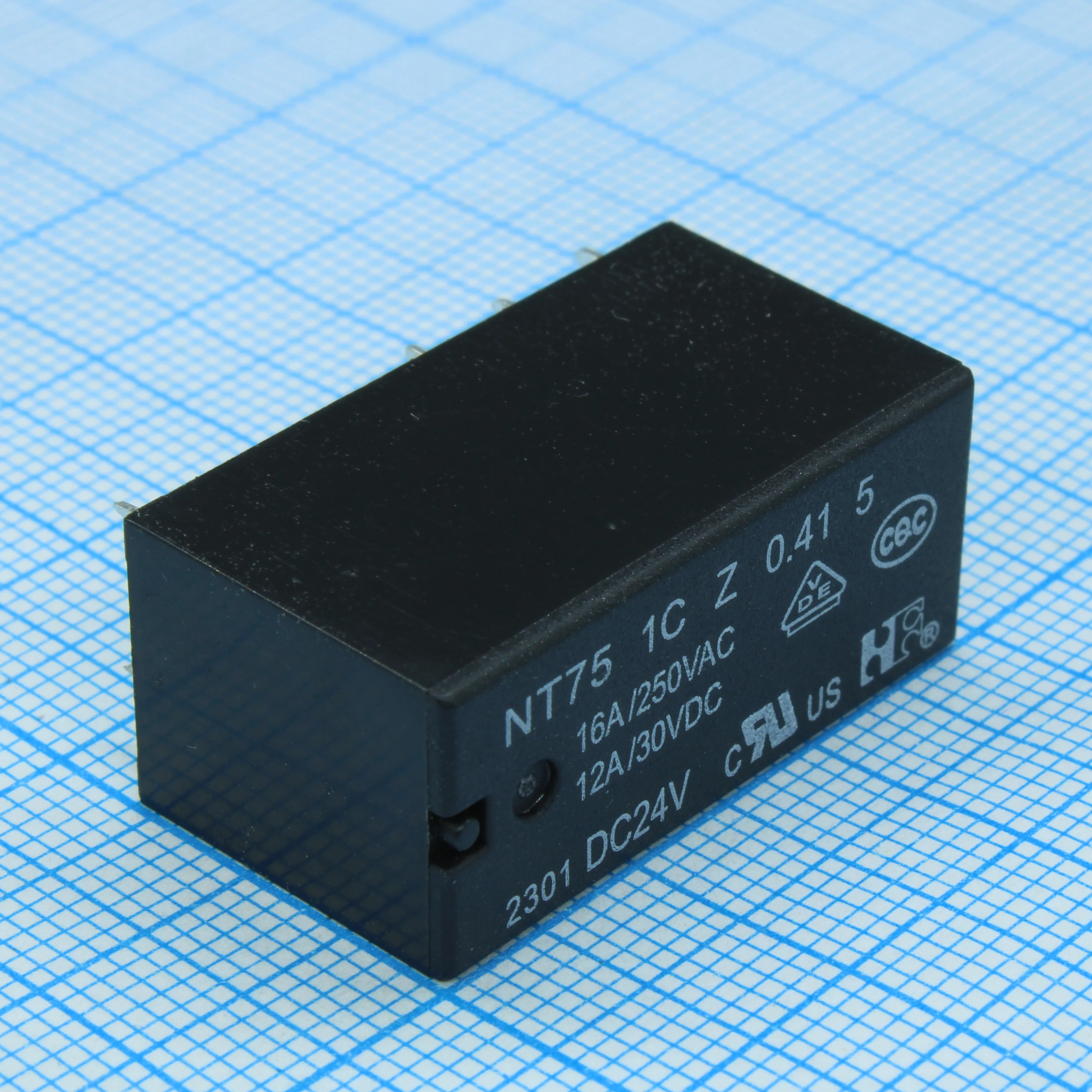 NT75-1CZ0.41 5 16 DC24V - Реле силовое, без защелки, SPDT, 24В DC, 16А