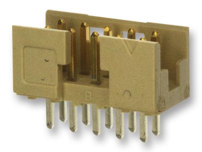 98414-G06-06LF - Соединитель защищенный (4 стороны) 6 контакт(-ов) 2мм луженый прямой монтаж в отверстие серия Minitek® пакет