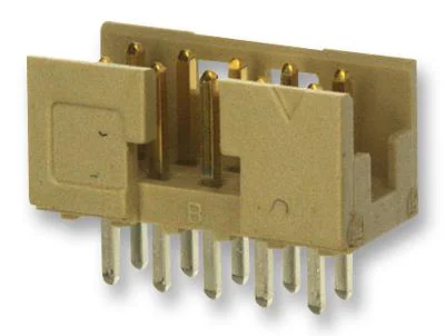98414-G06-06LF - Соединитель защищенный (4 стороны) 6 контакт(-ов) 2мм луженый прямой монтаж в отверстие серия Minitek® пакет