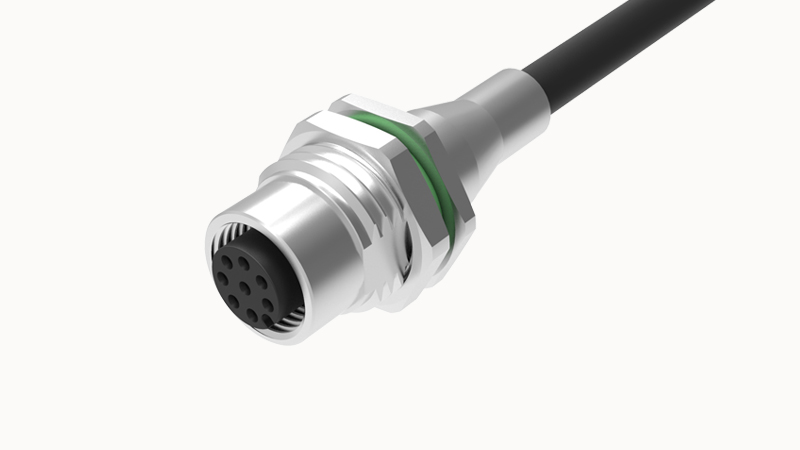 Розеточный разъем SESH-M12X-08P-FF-SM7X01