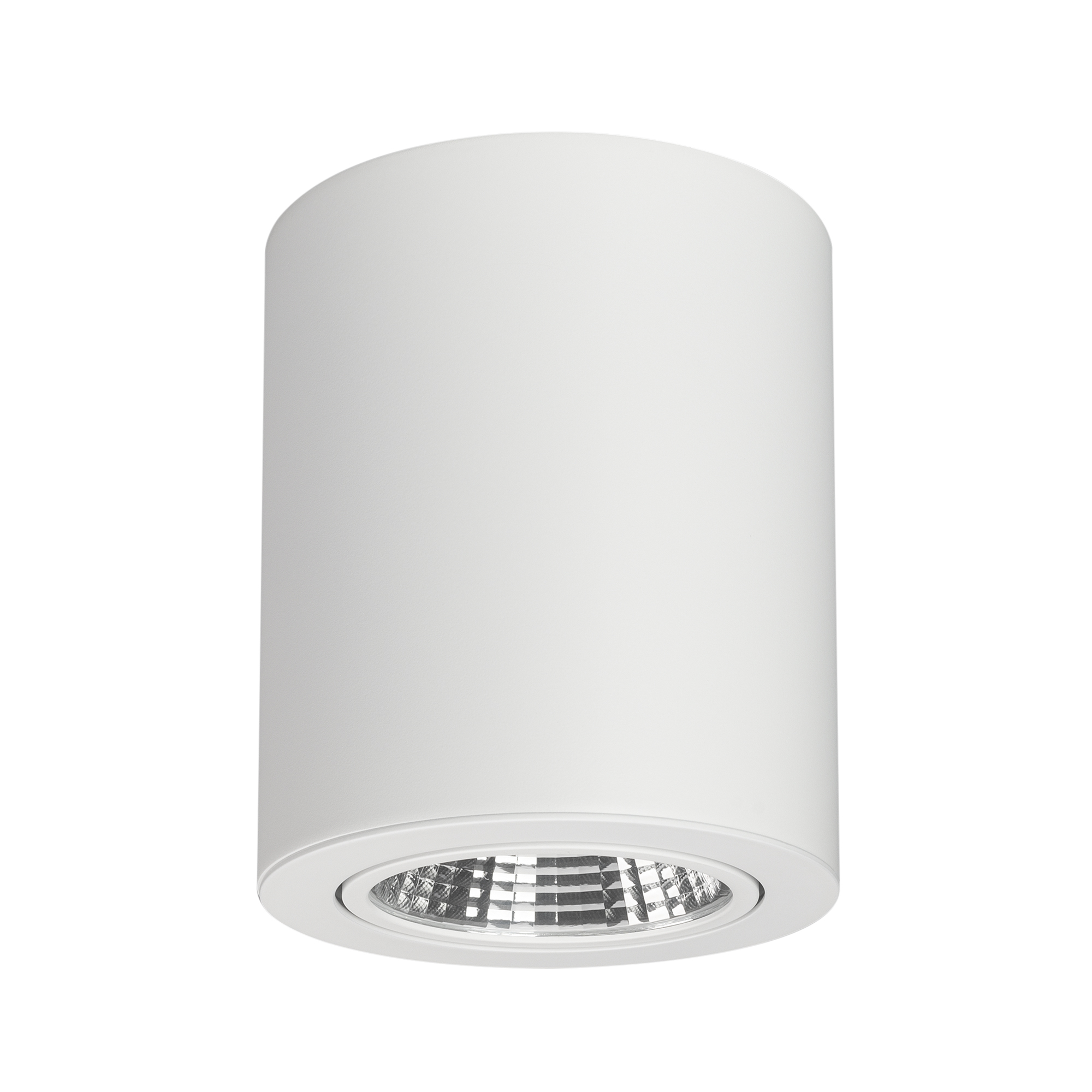 Светильник SP-FOCUS-R120-16W Warm White 021065 - Накладной светильник 16Вт, белый корпус цилиндр. Цвет ТЕПЛЫЙ БЕЛЫЙ 3000K, св.поток 1280-1440лм, CRI(Ra)>80, наклоняемая ось, угол 24°. Размер Ф120x140 мм. Питание AC 180-240V, 16Вт, встроенный драйвер (DC 4