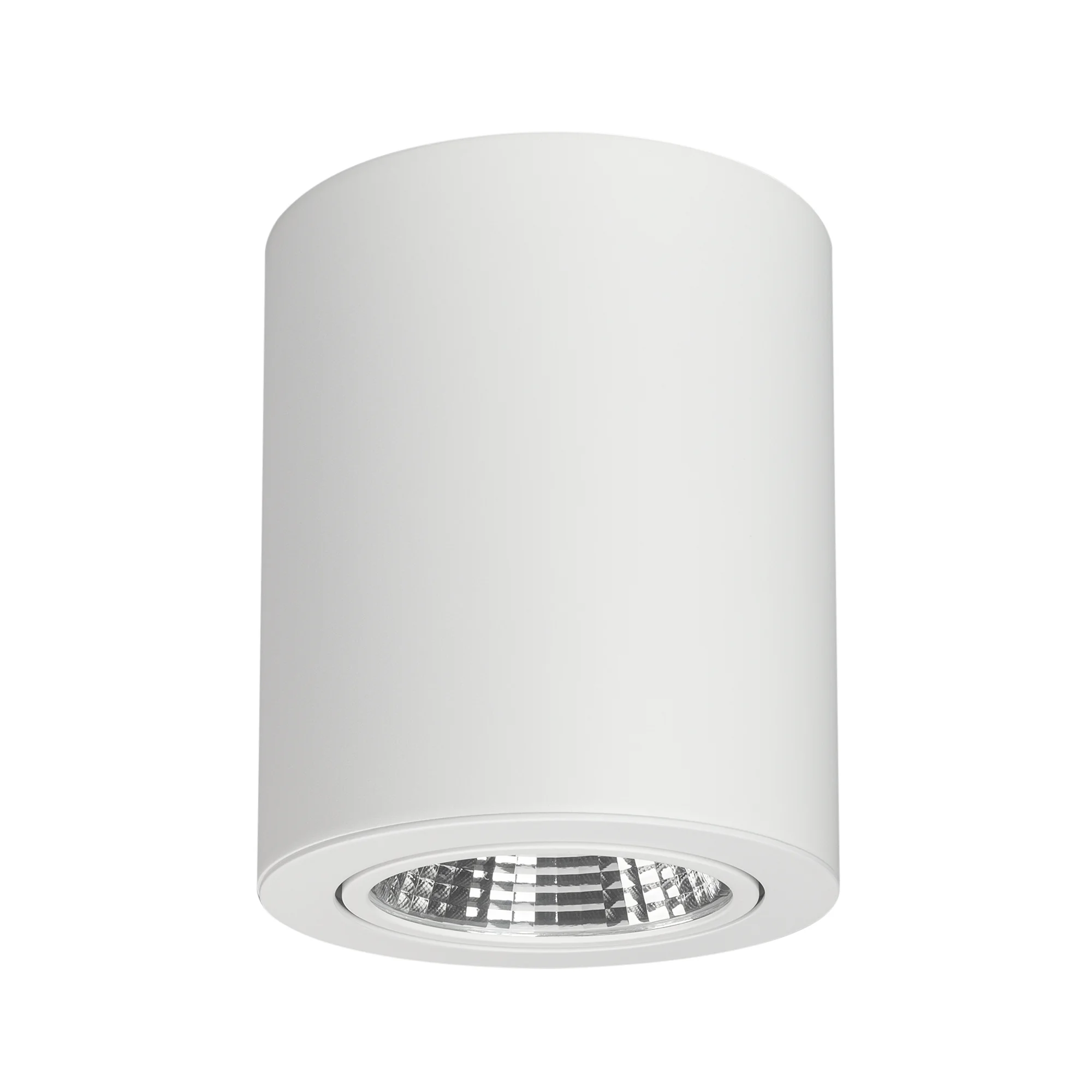 Светильник SP-FOCUS-R120-16W Day White 021426 - Накладной светильник 16Вт, белый корпус цилиндр. Цвет ДНЕВНОЙ БЕЛЫЙ 4000K, св.поток 1280-1440лм, CRI(Ra)>80, наклоняемая ось, угол 24°. Размер Ф120x140 мм. Питание AC 180-240V, 16Вт, встроенный драйвер (DC 4