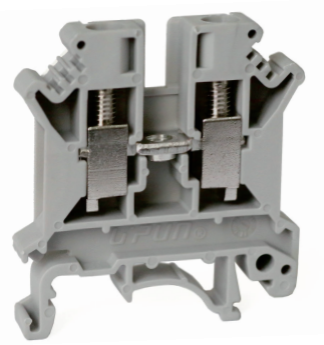 Проходная клемма UKJ-6 - Проходная клемма, тип фиксации провода: винтовой, номинальное сечение: 6 мм кв., 57A, 800V, ширина: 8,2 мм, цвет: серый, тип монтажа: DIN 35