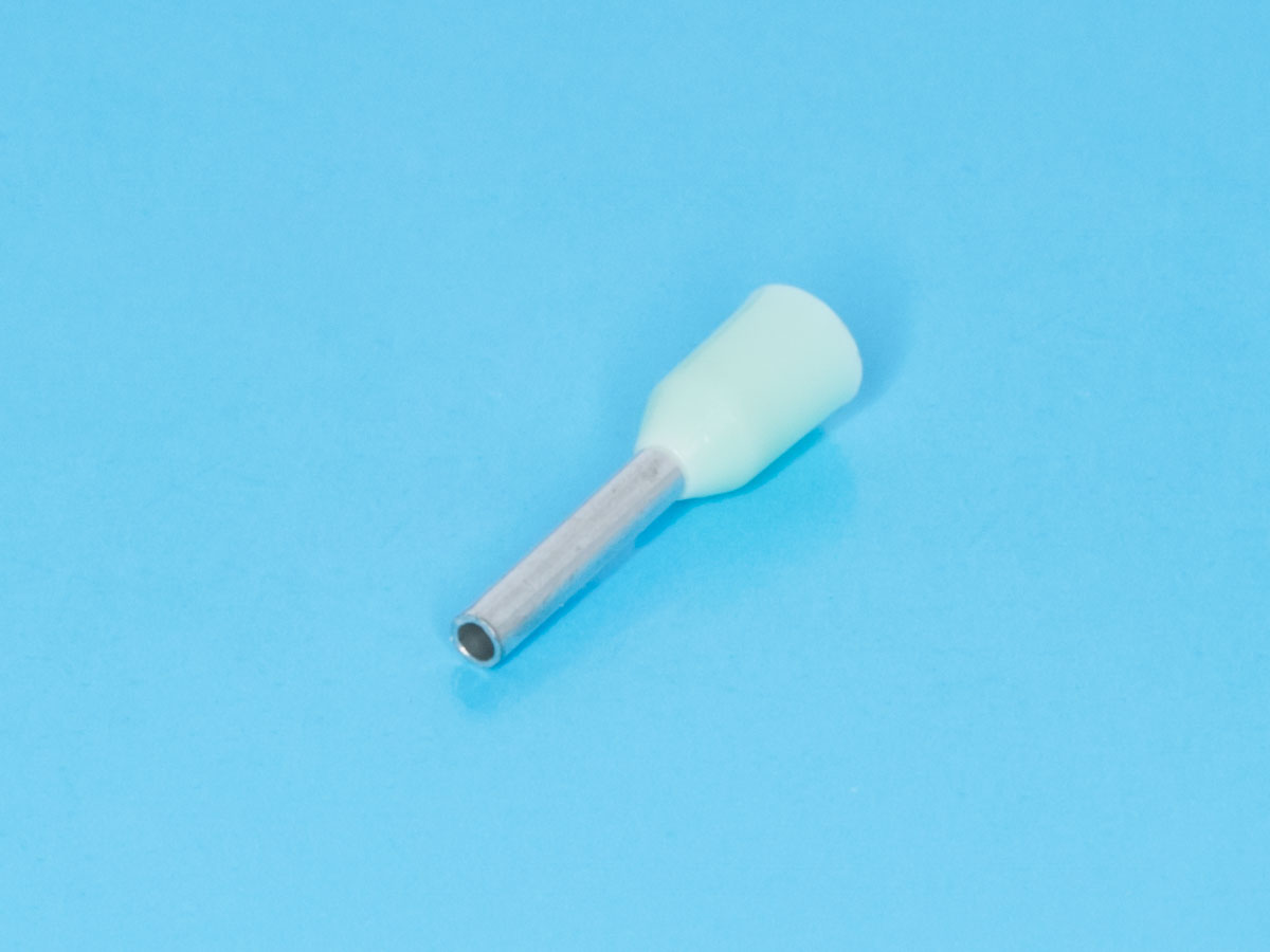 TIC-0.34-6 - Наконечник 6мм для обжима многожильного кабеля  0,34мм, изолированный, кратно 100шт.