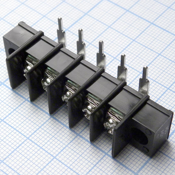 DG25R-A-05P-13-00A(H) - Барьерный клеммный блок 5 контактов. Серия DG25R-A