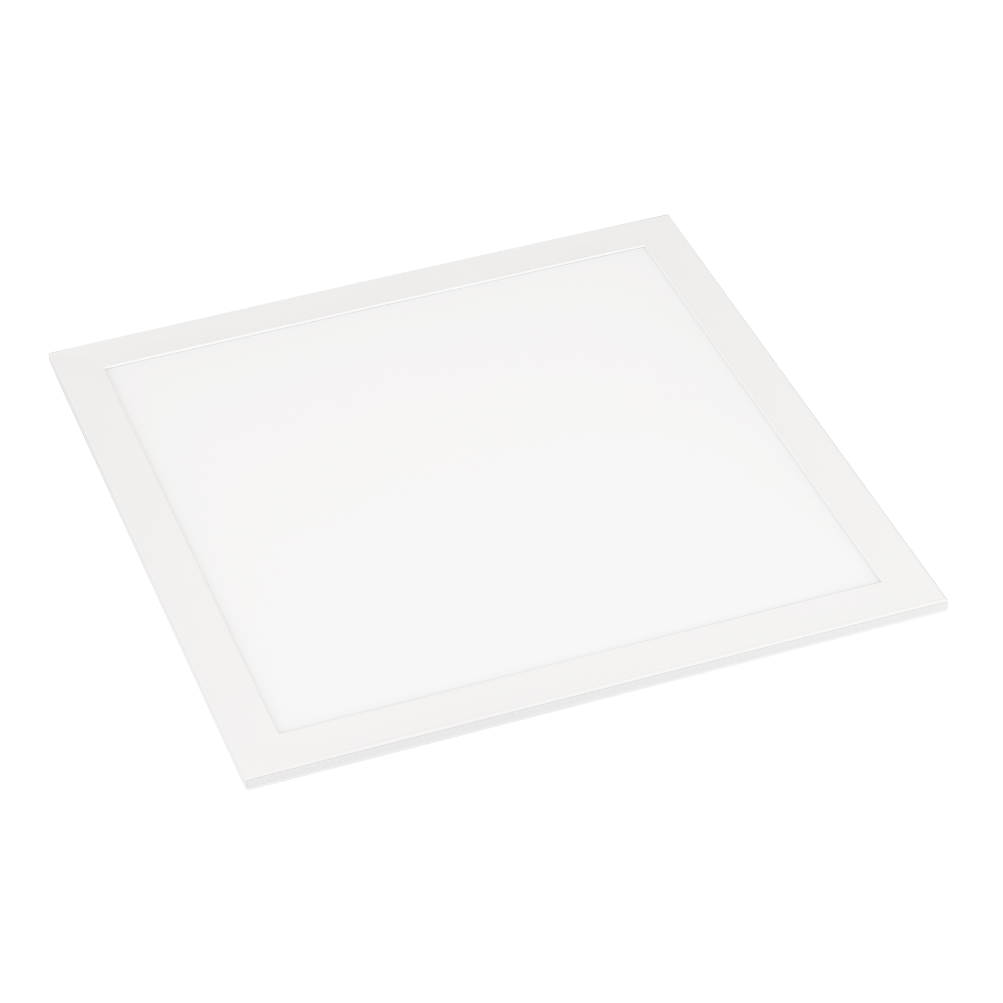 Светильник DL-INTENSO-S300x300-18W Day4000 (WH, 120 deg, CRI90, 230V) 043550 - Светодиодная панель с торцевой засветкой (edge-lit). Мощность 18 Вт, св. поток 1770 лм, 90-100 лм/Вт, дневной 4000 K, CRI>90, угол 120°, напряжение питания 230 В. Белый квадрат