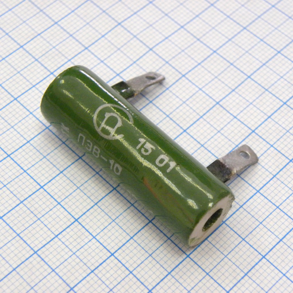ПЭВ-10  10К ±10% - Проволочный постоянный резистор 10кОм 10Вт ±10%