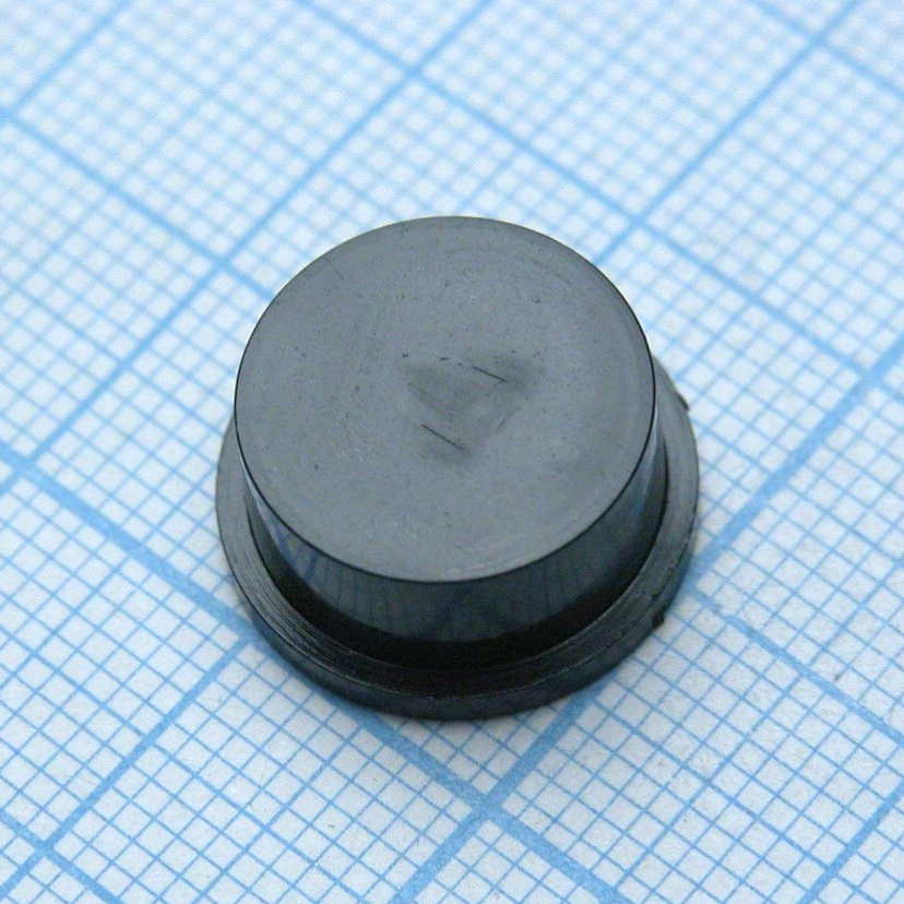 Колпачок A03 черный - Для PSW-2 (D=16, H=8)