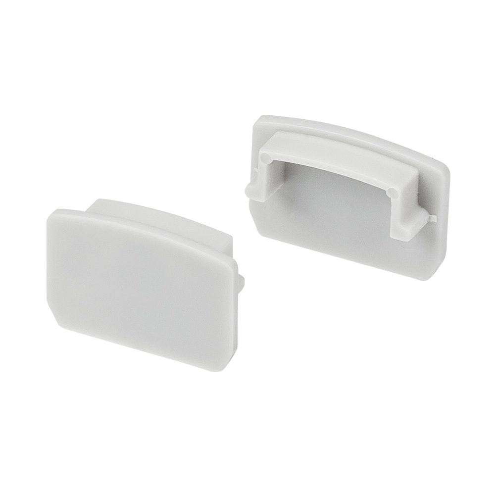 Заглушка ARH-WIDE-H16 глухая 018819 - PVC серая заглушка, глухая, для профиля WIDE-H16.
